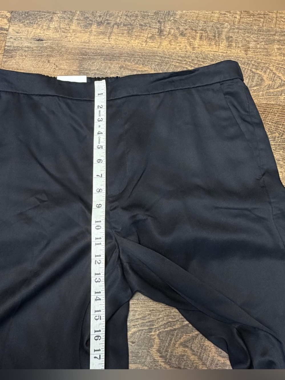 NEW Banana Republic $100 Hayden Wide-Leg High Rise Pull-On Pant Black Sz XL - Picture 8 of 15